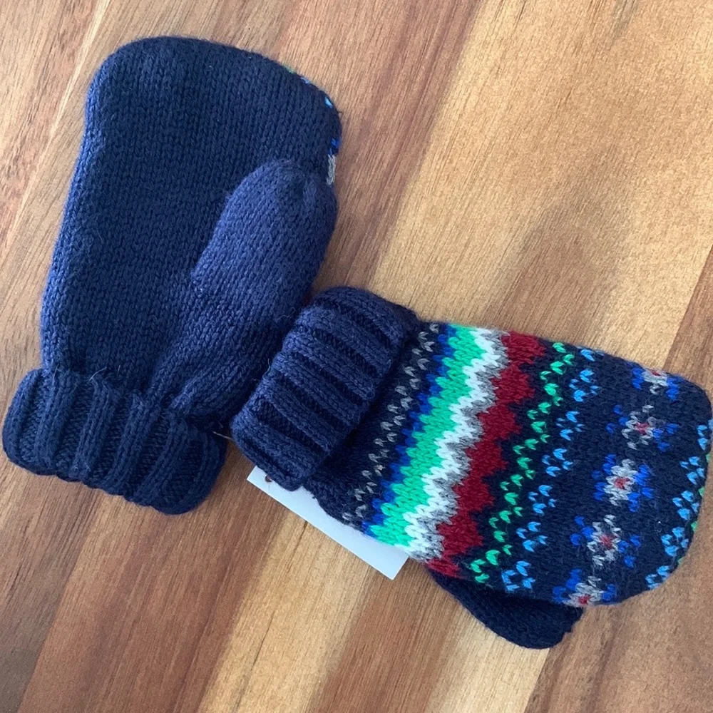 Janie and Jack Baby Multi-Color Mittens Unisex